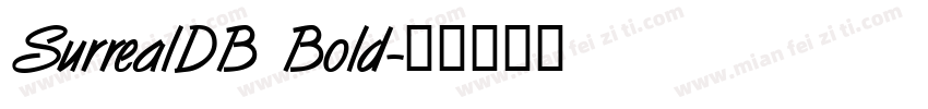 SurrealDB Bold字体转换